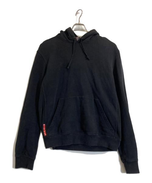 PRADA（プラダ）PRADA (プラダ) プルオーバーパーカー ブラック サイズ:XLの古着・服飾アイテム