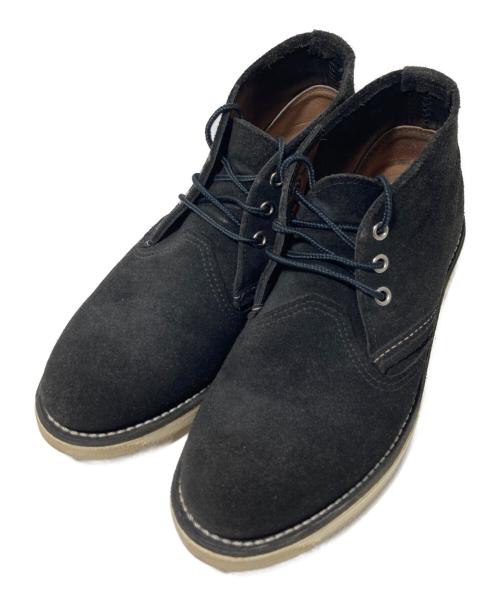RED WING（レッドウィング）RED WING (レッドウィング) チャッカブーツ ブラック サイズ:24.5の古着・服飾アイテム