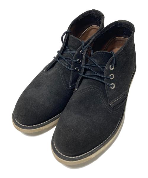RED WING（レッドウィング）RED WING (レッドウィング) チャッカブーツ ブラック サイズ:24.5の古着・服飾アイテム