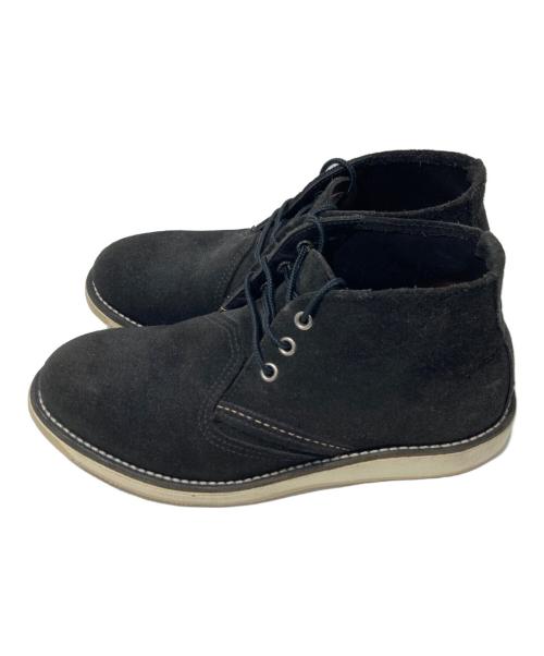 RED WING（レッドウィング）RED WING (レッドウィング) チャッカブーツ ブラック サイズ:24.5の古着・服飾アイテム