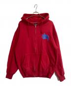 stussyステューシー）の古着「ジップパーカー」｜レッド