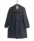 plantationプランテーション）の古着「ウール混コート」｜ブラック