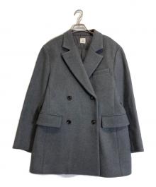 6(ROKU) BEAUTY&YOUTH（ロク ビューティーアンドユース）の古着「メルトンジャケットコート」｜グレー