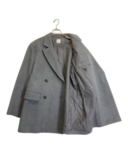 6(ROKU) BEAUTY&YOUTH（ロク ビューティーアンドユース）6(ROKU) BEAUTY&YOUTH (ロク ビューティーアンドユース) メルトンジャケットコート グレー サイズ:36の古着・服飾アイテム