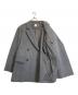 中古・古着 6(ROKU) BEAUTY&YOUTH (ロク ビューティーアンドユース) メルトンジャケットコート グレー サイズ:36：15000円