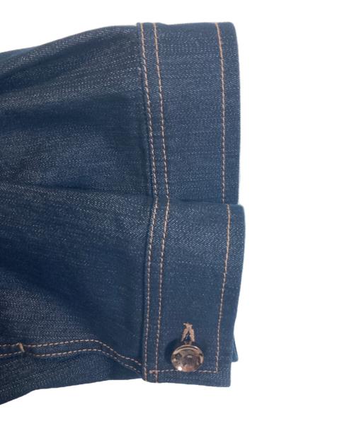 GIORGIO ARMANI（ジョルジョアルマーニ）GIORGIO ARMANI (ジョルジョアルマーニ) デニムショールカラージャケット インディゴ サイズ:54の古着・服飾アイテム