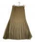 PLEATS PLEASE（プリーツプリーズ）の古着「プリーツスカート」｜カーキ