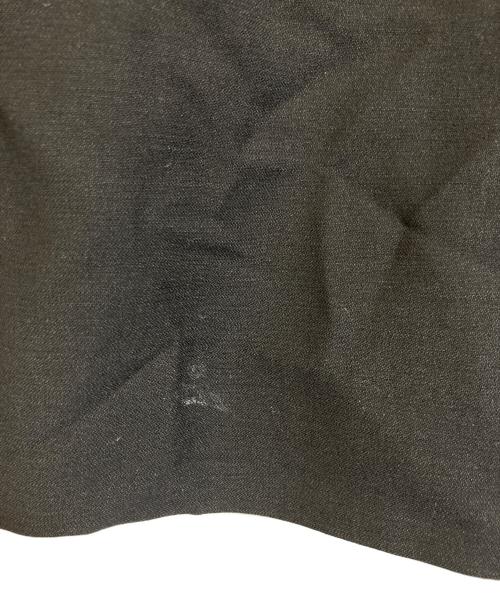 Yves Saint Laurent（イヴサンローラン）Yves Saint Laurent (イヴサンローラン) ウールモヘアシャツワンピース ブラック サイズ:34の古着・服飾アイテム