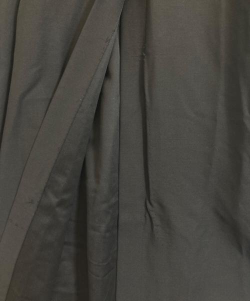 Yves Saint Laurent（イヴサンローラン）Yves Saint Laurent (イヴサンローラン) ウールモヘアシャツワンピース ブラック サイズ:34の古着・服飾アイテム