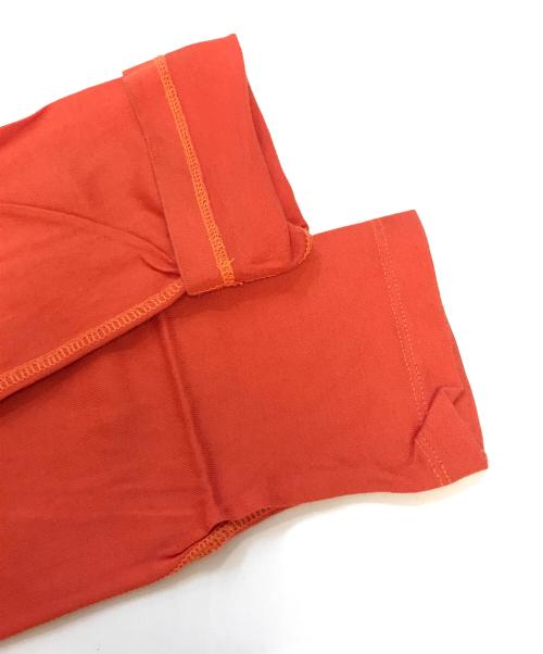 Jean Paul Gaultier FEMME（ジャンポールゴルチエ フェム）Jean Paul Gaultier FEMME (ジャンポールゴルチエ フェム) PVCポッケ付L/Sカットソー オレンジ サイズ:表記なしの古着・服飾アイテム