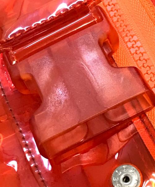 Jean Paul Gaultier FEMME（ジャンポールゴルチエ フェム）Jean Paul Gaultier FEMME (ジャンポールゴルチエ フェム) PVCポッケ付L/Sカットソー オレンジ サイズ:表記なしの古着・服飾アイテム