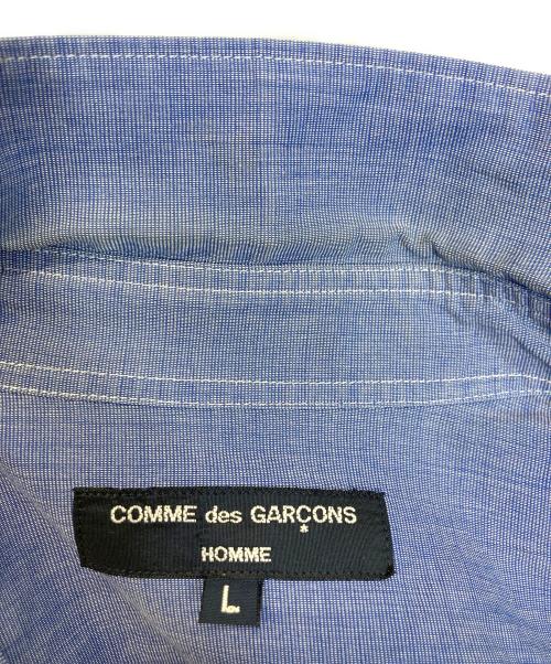 COMME des GARCONS HOMME（コムデギャルソン オム）COMME des GARCONS HOMME (コムデギャルソン オム) シャツ ブルー サイズ:Lの古着・服飾アイテム