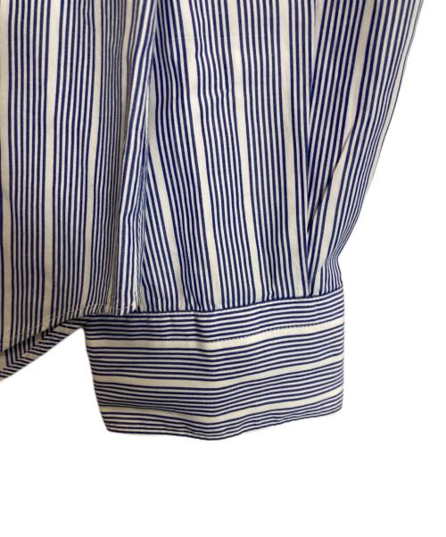 COMME des GARCONS HOMME（コムデギャルソン オム）COMME des GARCONS HOMME (コムデギャルソン オム) ストライプシャツ ブルー サイズ:Lの古着・服飾アイテム