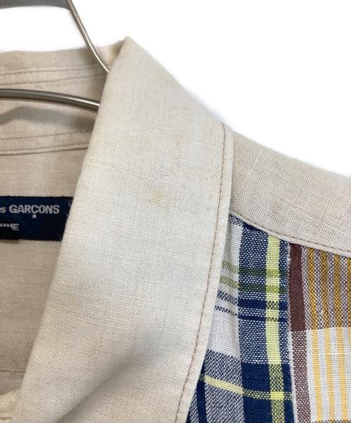 COMME des GARCONS HOMME（コムデギャルソン オム）COMME des GARCONS HOMME (コムデギャルソン オム) リネンシャツ ベージュ サイズ:Sの古着・服飾アイテム