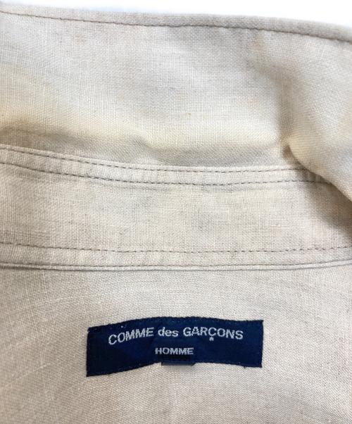 COMME des GARCONS HOMME（コムデギャルソン オム）COMME des GARCONS HOMME (コムデギャルソン オム) リネンシャツ ベージュ サイズ:Sの古着・服飾アイテム