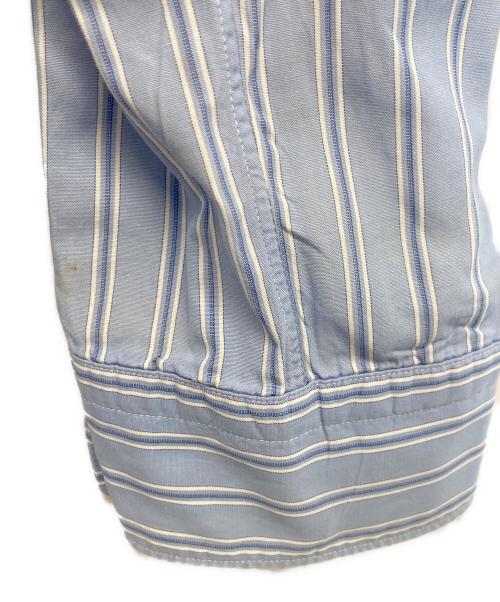 COMME des GARCONS HOMME（コムデギャルソン オム）COMME des GARCONS HOMME (コムデギャルソン オム) ストライプシャツ ブルー サイズ:Lの古着・服飾アイテム