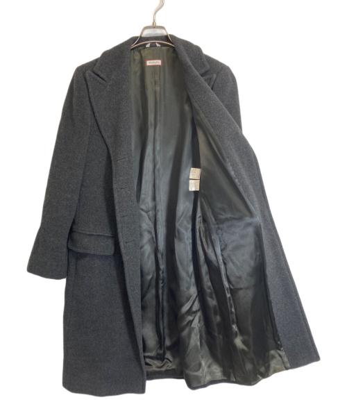 MAX&Co.（マックスアンドコー）MAX&Co. (マックスアンドコー) ウールカシミヤコート グレー サイズ:40の古着・服飾アイテム