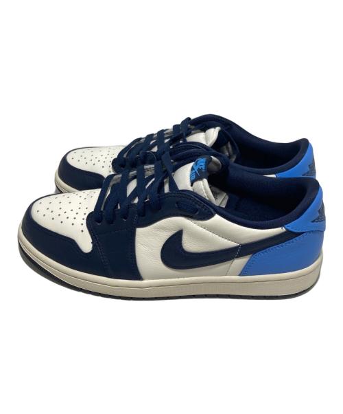 NIKE（ナイキ）NIKE (ナイキ) AIR JORDAN 1 RETRO LOW OG Obsidian ホワイト×ネイビー サイズ:28の古着・服飾アイテム