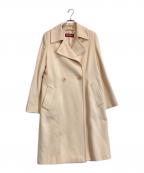 Max Mara Studioマックスマーラ ストゥディオ）の古着「シルクアンゴラ混コート」｜ベージュ