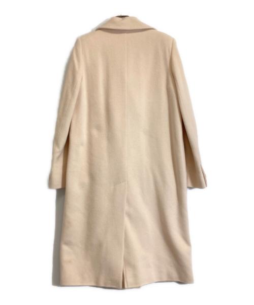 Max Mara Studio（マックスマーラ ストゥディオ）Max Mara Studio (マックスマーラ ストゥディオ) シルクアンゴラ混コート ベージュ サイズ:３８の古着・服飾アイテム