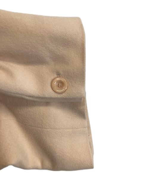 Max Mara Studio（マックスマーラ ストゥディオ）Max Mara Studio (マックスマーラ ストゥディオ) シルクアンゴラ混コート ベージュ サイズ:３８の古着・服飾アイテム