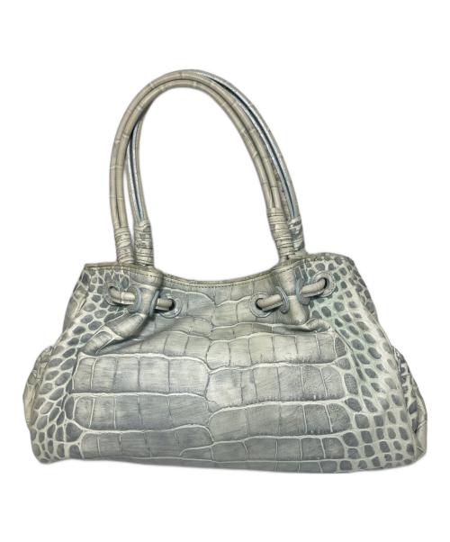 GIORGIO ARMANI（ジョルジョアルマーニ）GIORGIO ARMANI (ジョルジョアルマーニ) ハンドバッグ 黄緑の古着・服飾アイテム