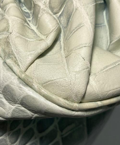 GIORGIO ARMANI（ジョルジョアルマーニ）GIORGIO ARMANI (ジョルジョアルマーニ) ハンドバッグ 黄緑の古着・服飾アイテム