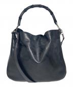 GUCCIグッチ）の古着「バンブーハンドバッグ」｜ブラック