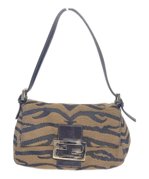 FENDI（フェンディ）FENDI (フェンディ) マンマバケットショルダーバッグ ブラウンの古着・服飾アイテム