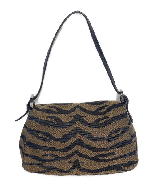 FENDI（フェンディ）FENDI (フェンディ) マンマバケットショルダーバッグ ブラウンの古着・服飾アイテム
