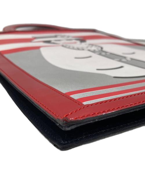 CHANEL（シャネル）CHANEL (シャネル) チョコバーマドモアゼルトートバッグ レッドの古着・服飾アイテム