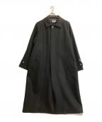 MAISON SPECIALメゾンスペシャル）の古着「Super170s Prime-Over Melton Balmachan Coat」｜ブラック