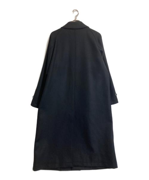 MAISON SPECIAL（メゾンスペシャル）MAISON SPECIAL (メゾンスペシャル) Super170s Prime-Over Melton Balmachan Coat ブラック サイズ:00の古着・服飾アイテム