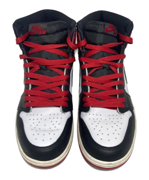 NIKE（ナイキ）NIKE (ナイキ) AIR JORDAN 1 RETRO HIGH OG レッド サイズ:27の古着・服飾アイテム