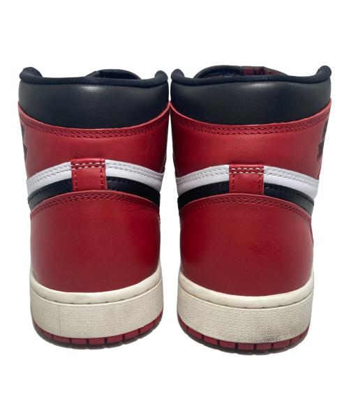 NIKE（ナイキ）NIKE (ナイキ) AIR JORDAN 1 RETRO HIGH OG レッド サイズ:27の古着・服飾アイテム
