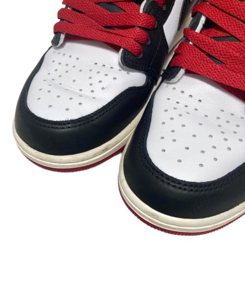 NIKE（ナイキ）NIKE (ナイキ) AIR JORDAN 1 RETRO HIGH OG レッド サイズ:27の古着・服飾アイテム