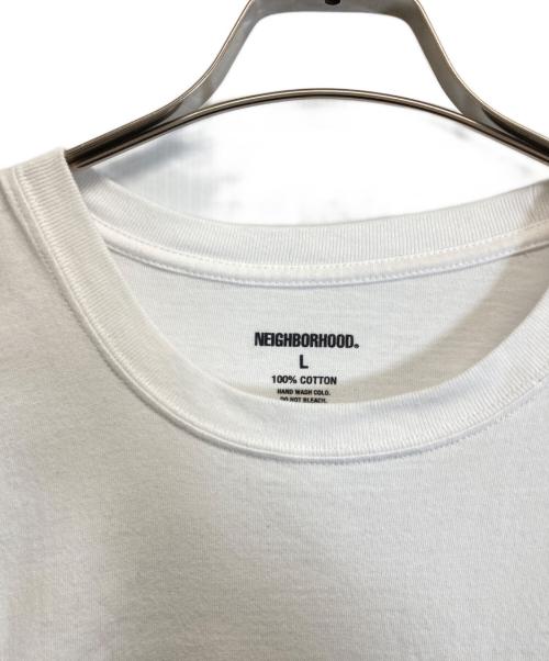 NEIGHBORHOOD（ネイバーフッド）NEIGHBORHOOD (ネイバーフッド) ロゴロングカットソー ホワイト サイズ:Lの古着・服飾アイテム
