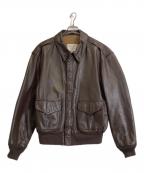 SADDLERYサドリー）の古着「レザージャケット」｜ブラウン