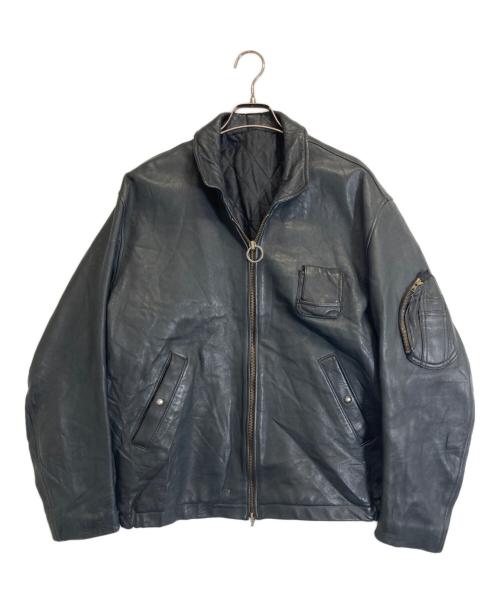 FRENCH AIR FORCE（フレンチエアフォース）FRENCH AIR FORCE (フレンチエアフォース) フライトジャケット ブラック サイズ:-の古着・服飾アイテム