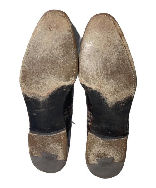 Perfetto（ペルフェット）perfetto (ペルフェット) 切替シューズ ブラウン サイズ:7 1/2の古着・服飾アイテム