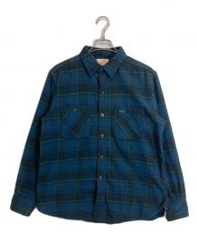 BONCOURA（ボンクラ）の古着「ワークシャツ」｜ブルー