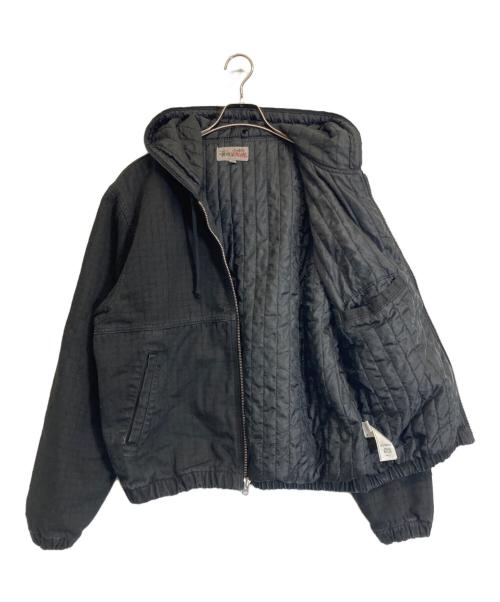 stussy（ステューシー）stussy (ステューシー) WORK JACKET CANVAS NEEDLE PUNCH ブラック サイズ:Mの古着・服飾アイテム