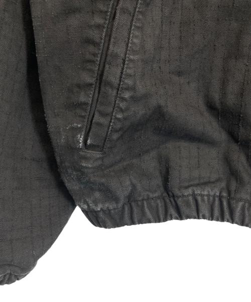 stussy（ステューシー）stussy (ステューシー) WORK JACKET CANVAS NEEDLE PUNCH ブラック サイズ:Mの古着・服飾アイテム