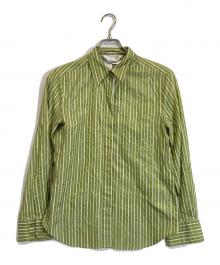 MaxMara（マックスマーラ）の古着「シルクシャツ」｜黄緑