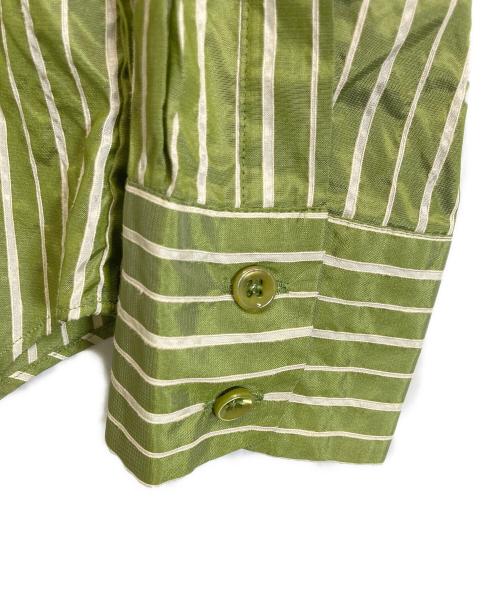 MaxMara（マックスマーラ）MaxMara (マックスマーラ) シルクシャツ 黄緑 サイズ:36の古着・服飾アイテム