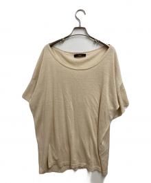 WEEKEND Max Mara（ウィークエンド マックスマーラ）の古着「リネン・シルク混ニット」｜ブラウン