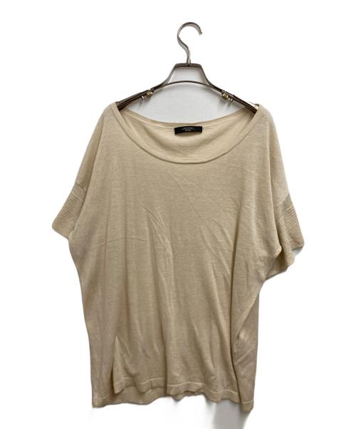 WEEKEND Max Mara（ウィークエンド マックスマーラ）Weekend Max Mara (ウィークエンド マックスマーラ) リネン・シルク混ニット ブラウン サイズ:XXLの古着・服飾アイテム