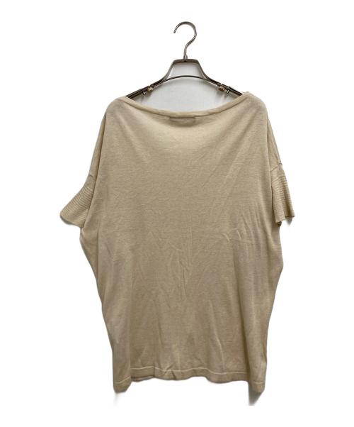 WEEKEND Max Mara（ウィークエンド マックスマーラ）Weekend Max Mara (ウィークエンド マックスマーラ) リネン・シルク混ニット ブラウン サイズ:XXLの古着・服飾アイテム
