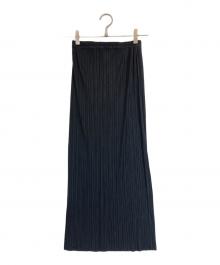 PLEATS PLEASE（プリーツプリーズ）の古着「プリーツスカート」｜ブラック