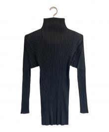 PLEATS PLEASE（プリーツプリーズ）の古着「プリーツカットソー」｜ブラック